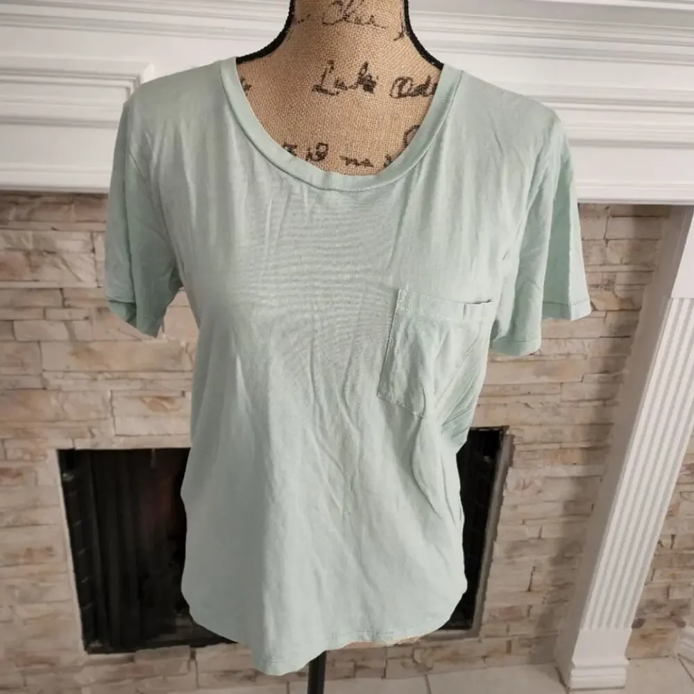 J. CREW light green‎ tee shirt size Xs